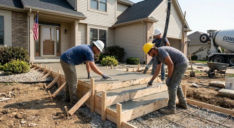 Porch Concrete Pouring in Fort Collins, CO